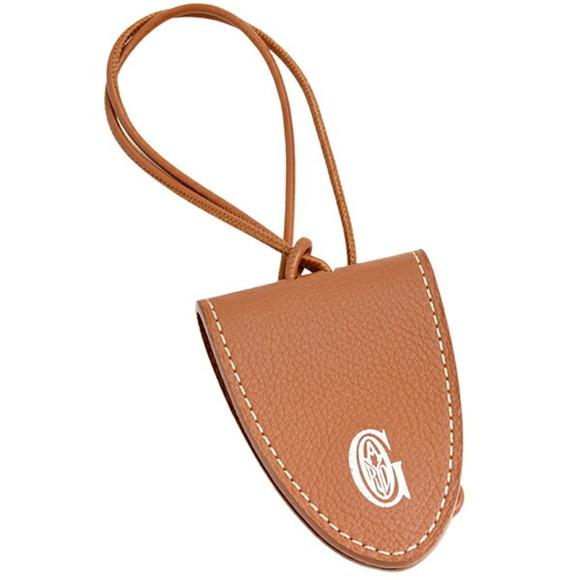 GOYARD Other - Goyard Unisex Black Universal Bag Clip Brown Leather GOYARD